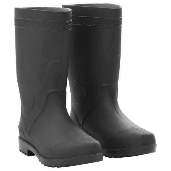 ARDEBO.de - Gummistiefel Schwarz Größe 38 PVC