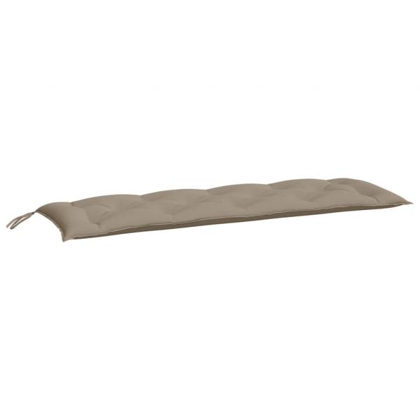 Gartenbank-Auflagen 2 Stk. Taupe 150x50x7 cm Oxford-Gewebe