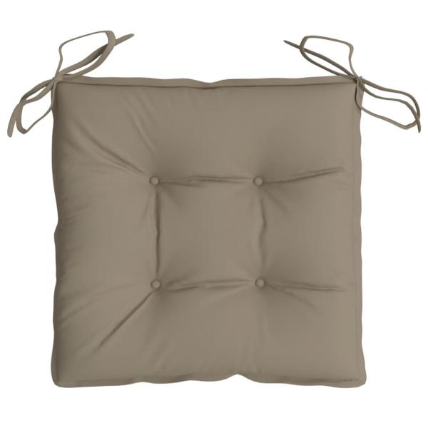 Palettenkissen 6 Stk. Taupe 50x50x7 cm Oxford-Gewebe