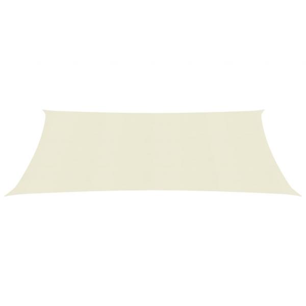 Sonnensegel 160 g/m² Creme 3x6 m HDPE 