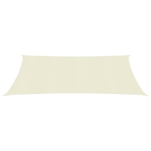 Sonnensegel 160 g/m² Creme 3,5x5 m HDPE   