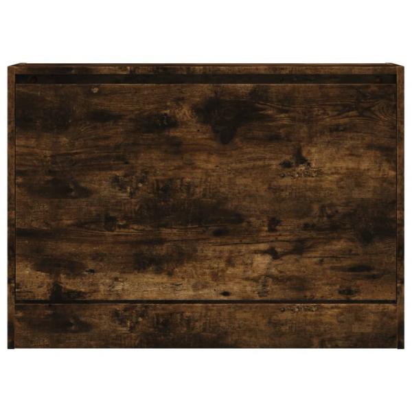 Schuhschrank Räuchereiche 80x21x57 cm Holzwerkstoff