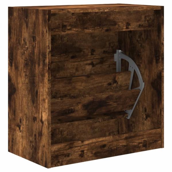 Schuhschrank Räuchereiche 60x34x63,5 cm Holzwerkstoff