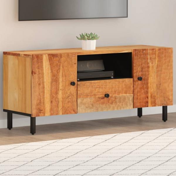 ARDEBO.de - TV-Schrank 105x33x46 cm Massivholz Akazie