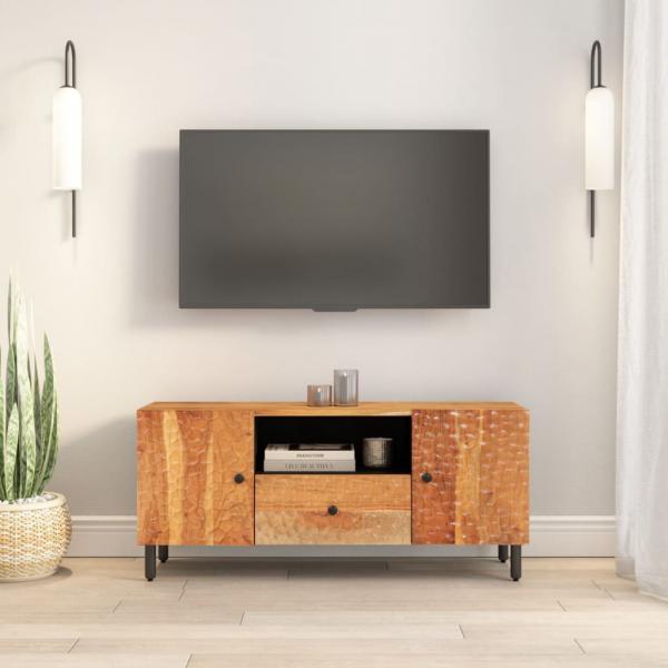 TV-Schrank 105x33x46 cm Massivholz Akazie