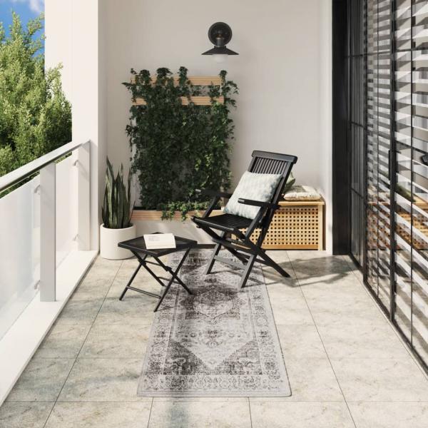 ARDEBO.de - Teppich ARBIZU Indoor und Outdoor Vintage-Design 80x250 cm