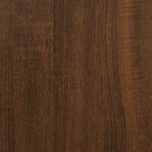 Wandregale 4 Stk. Braun Eichen-Optik 60x20x1,5 cm Holzwerkstoff