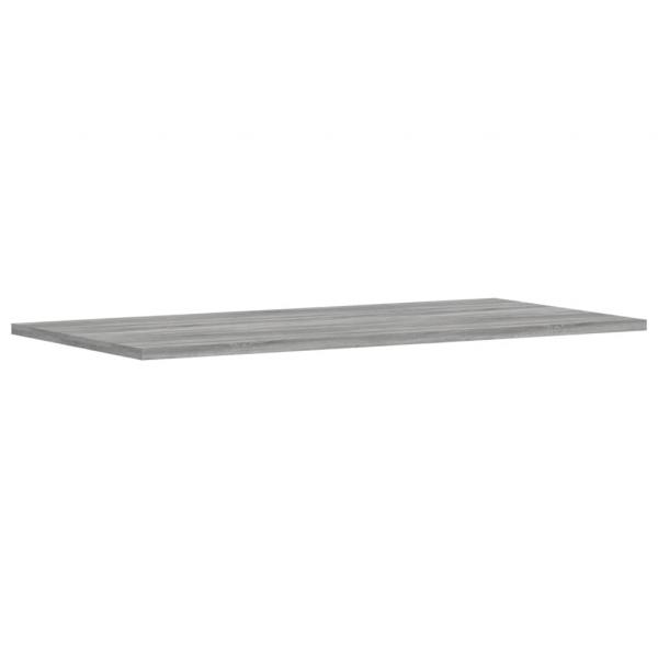 Wandregale 4 Stk. Grau Sonoma 80x40x1,5 cm Holzwerkstoff