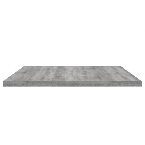 Wandregale 4 Stk. Grau Sonoma 80x40x1,5 cm Holzwerkstoff