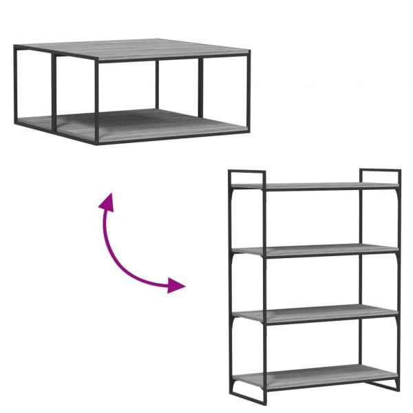 Wandregale 4 Stk. Grau Sonoma 80x40x1,5 cm Holzwerkstoff