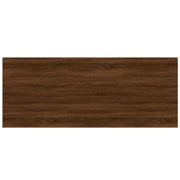 Wandregale 4 Stk. Braun Eichen-Optik 100x40x1,5cm Holzwerkstoff