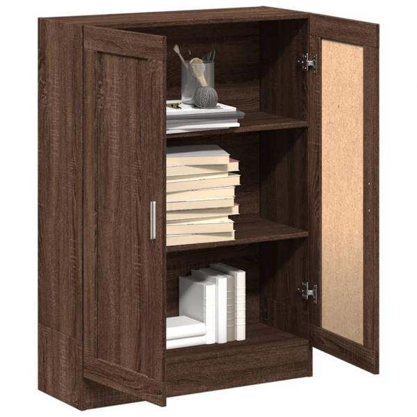 Bücherschrank Braun Eichen-Optik 82,5x30,5x115 cm Holzwerkstoff