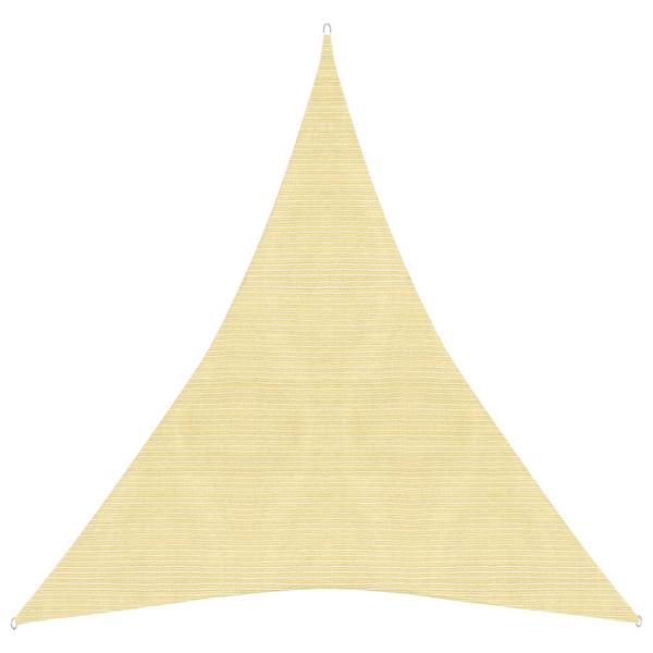 ARDEBO.de - Sonnensegel 160 g/m² Beige 4x5x5 m HDPE