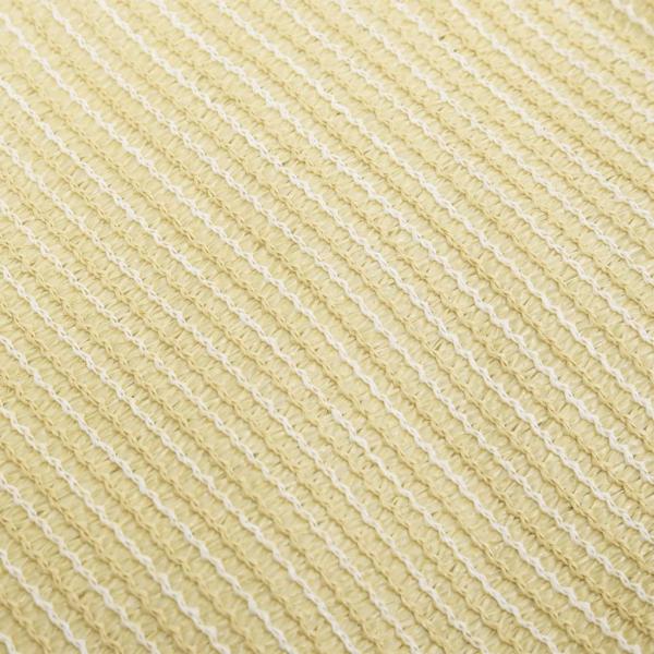 Sonnensegel 160 g/m² Beige 4x5x5 m HDPE