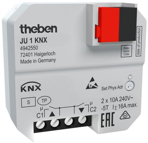 ARDEBO.de Theben JU 1 KNX 1-fach UP-Jalousie-/Schaltaktor, 10 A (4942550)