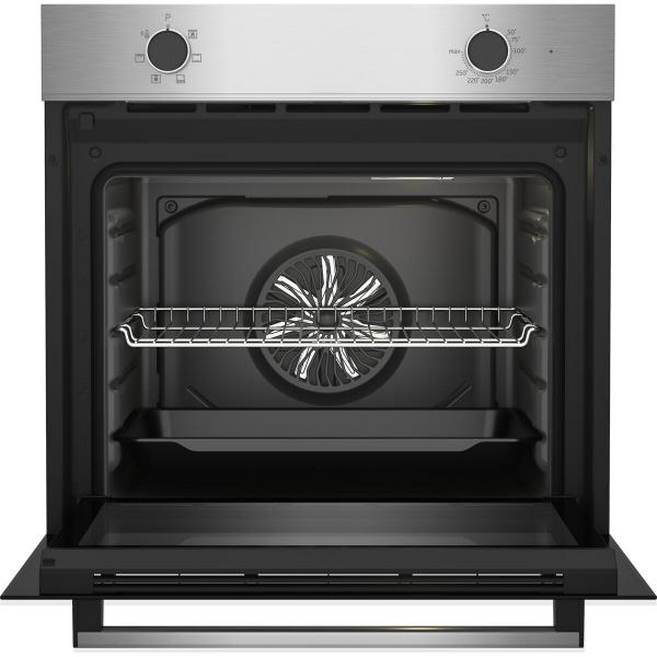 Beko BBIE12000X EEK: A Einbaubackofen, 60 cm breit, 66 L, SteamShine, Grill,