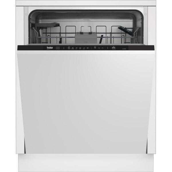 ARDEBO.de Beko BDIT16430 Vollintegrierter XL Geschirrspüler, 60 cm breit, 14 Maßgedecke, WaterSafe+, 6 Programme, LedSpot, SelFit