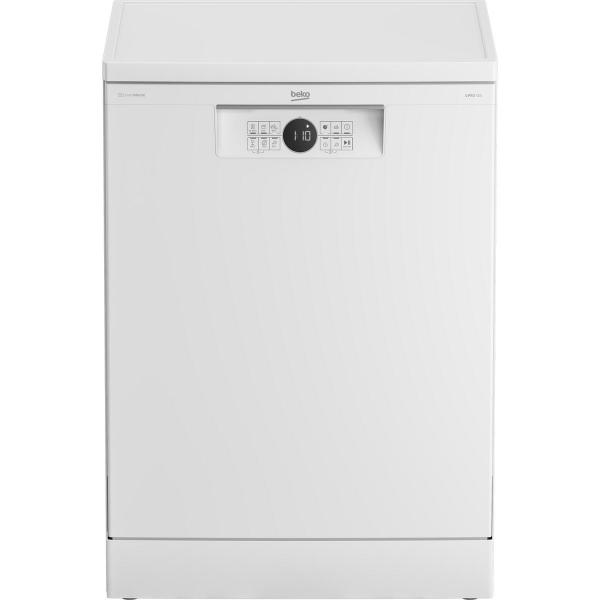 ARDEBO.de Beko BDFN26441WC Stand Geschirrspüler, 60 cm breit, 14 Maßgedecke, 6 Programme, Tastensperre, Fast+, weiß