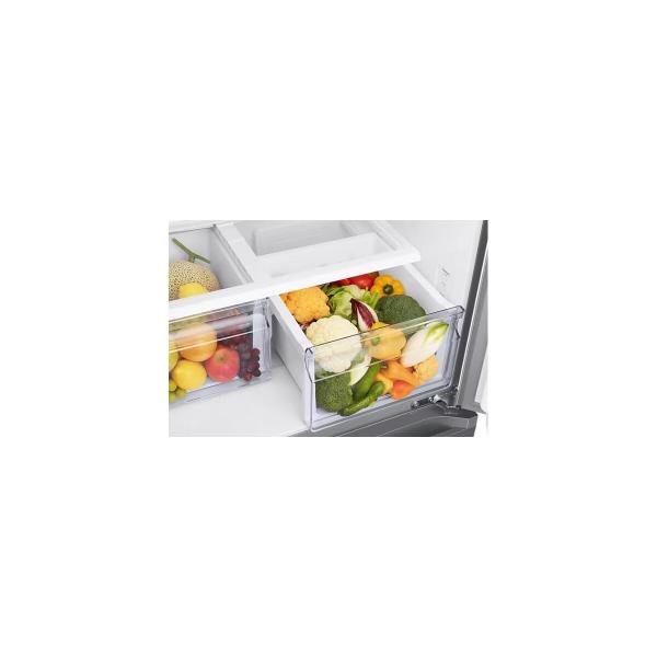 Samsung RF50C530ES9/EF Stand Side-by-Side Kombination French Door, 81,7 cm breit, No Frost+, WiFi, Festwasseranschluss+ Wassertank, Auto Ice Maker, Waserspender, Edelstahl