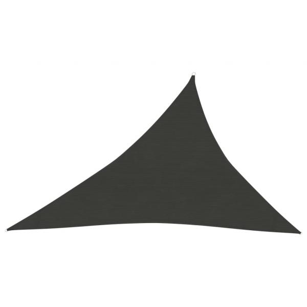 ARDEBO.de - Sonnensegel 160 g/m² Anthrazit 3x4x5 m HDPE