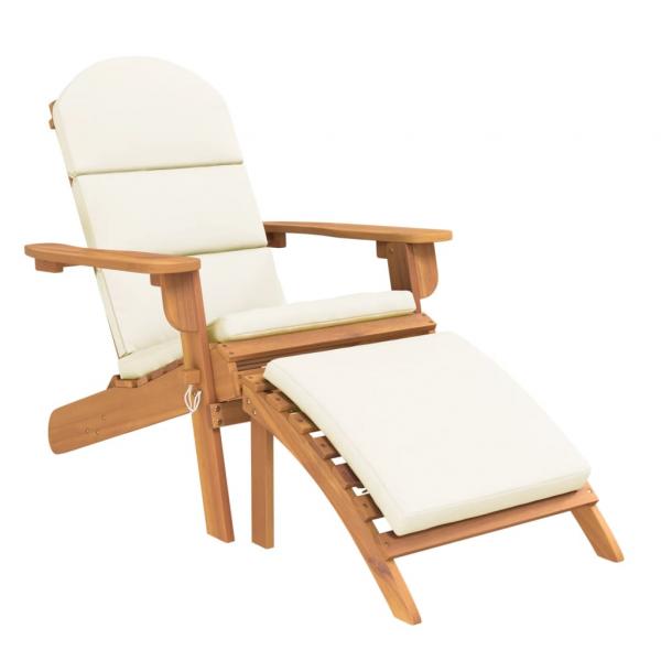 3-tlg. Garten-Lounge-Set Adirondack Massivholz Akazie