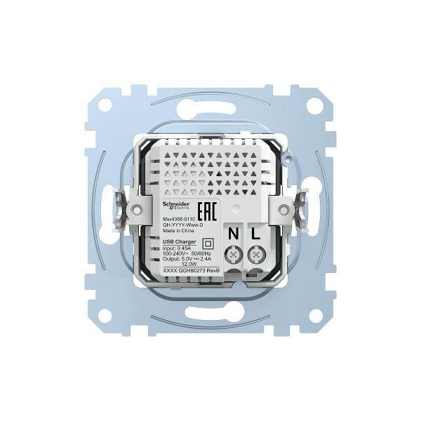 Merten MEG4366-0110 USB Ladestation-Einsatz Typ A+C