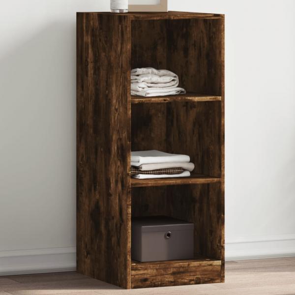 ARDEBO.de - Kleiderschrank Räuchereiche 48x41x102 cm Holzwerkstoff