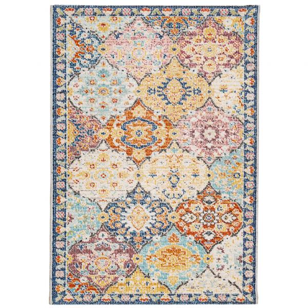 Teppich ARBIZU Indoor und Outdoor Vintage-Design 140x200 cm