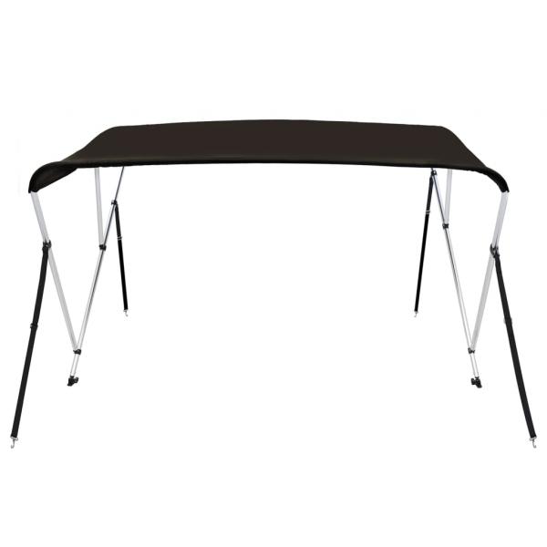 3-Bow Bimini-Top Schwarz 184x189x135 cm