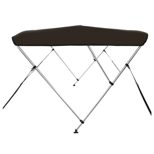 3-Bow Bimini-Top Schwarz 184x189x135 cm