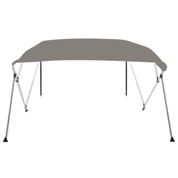 4-Bow Bimini-Top Grau 243x250x131 cm