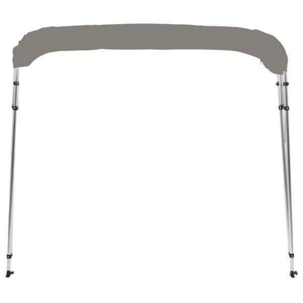 4-Bow Bimini-Top Grau 243x250x131 cm