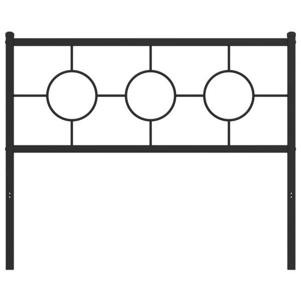 Kopfteil Metall Schwarz 107 cm