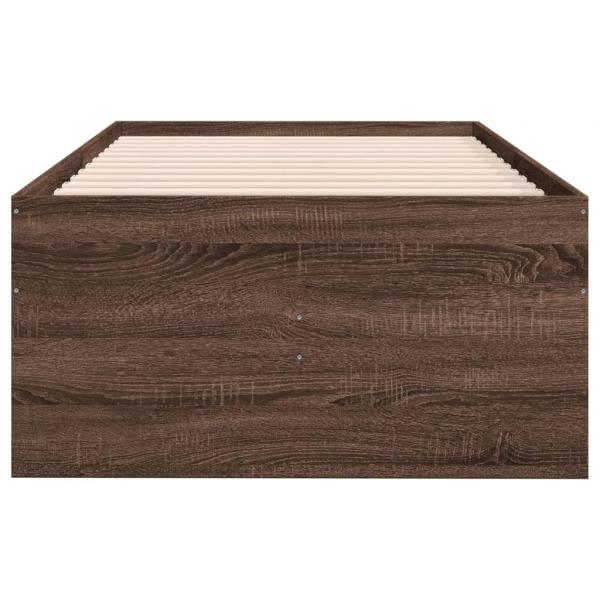 Tagesbett Schubladen Braun Eiche-Optik 75x190 cm Holzwerkstoff