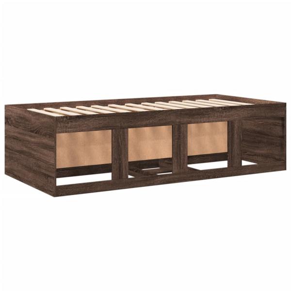 Tagesbett Schubladen Braun Eiche-Optik 90x190 cm Holzwerkstoff