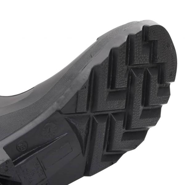 Gummistiefel mit Herausnehmbarem Innenfutter Schwarz Gr. 45 PVC