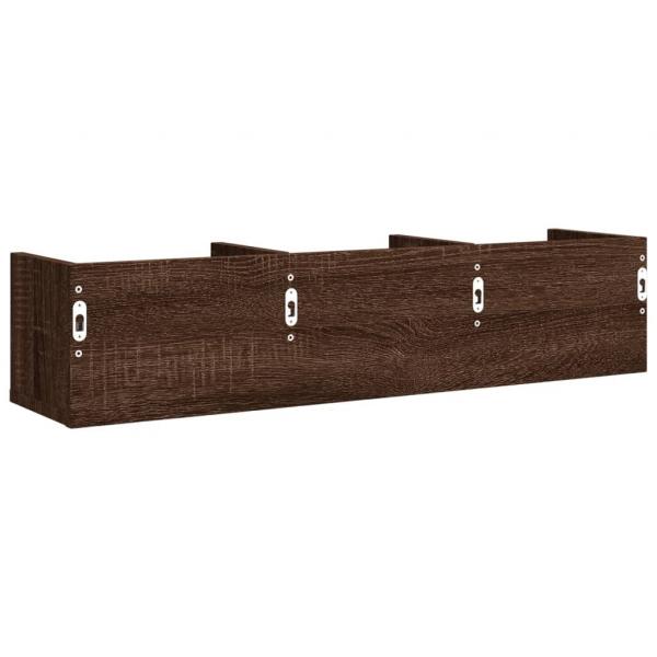 Wandschrank Braun Eichen-Optik 75x18x16,5 cm Holzwerkstoff