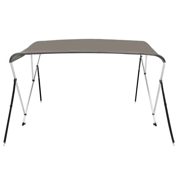 3-Bow Bimini-Top Grau 183x152x133 cm