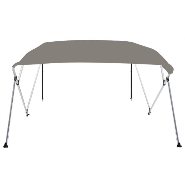 4-Bow Bimini-Top Grau 236x228x127 cm