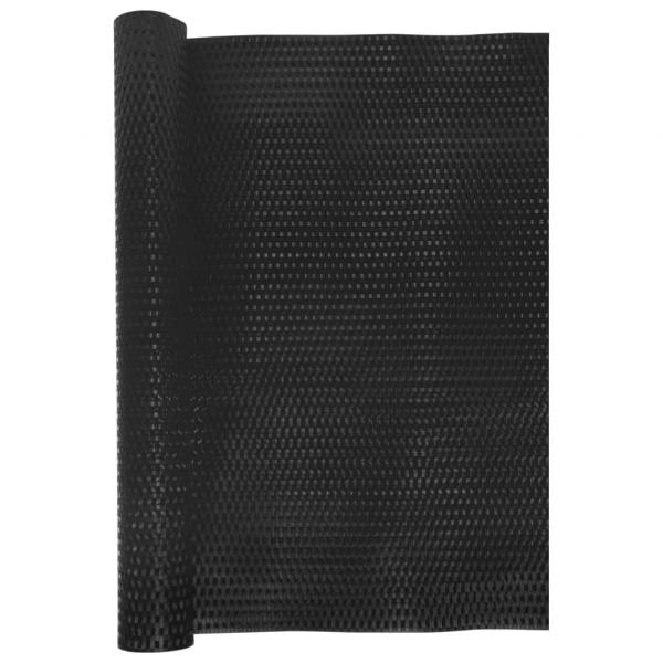 Balkon-Sichtschutz Schwarz 300x90 cm Poly Rattan