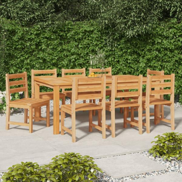 ARDEBO.de - Gartenstühle 8 Stk. Massivholz Teak