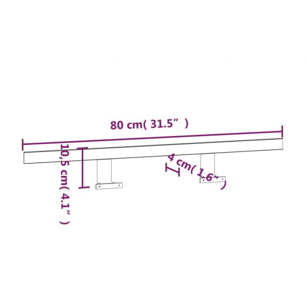 LED-Spiegelleuchte 13 W Warmweiß 80 cm 3000 K