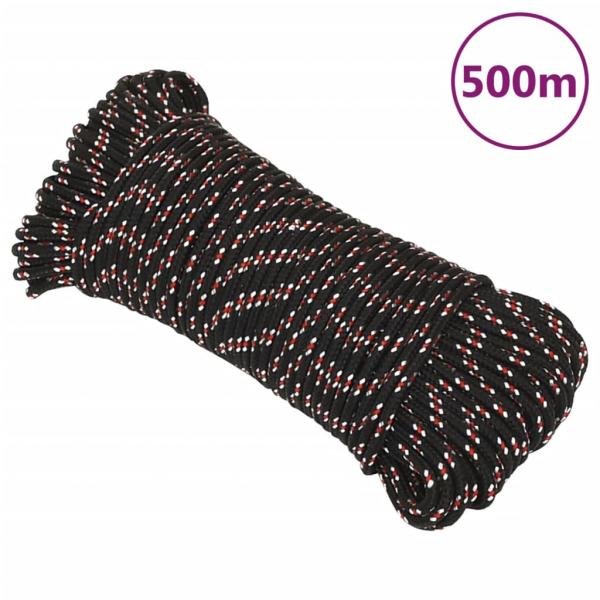 ARDEBO.de - Bootsseil Schwarz 3 mm 500 m Polypropylen