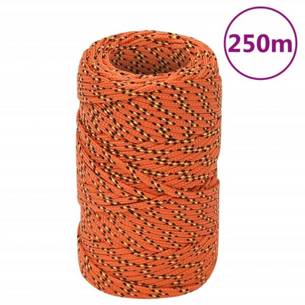 ARDEBO.de - Bootsseil Orange 2 mm 250 m Polypropylen