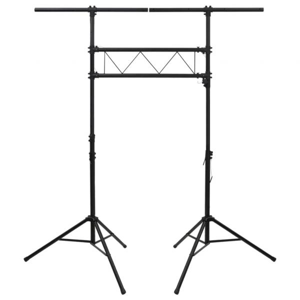 Leuchtenstativ Schwarz 238x115x(180-300) cm Stahl