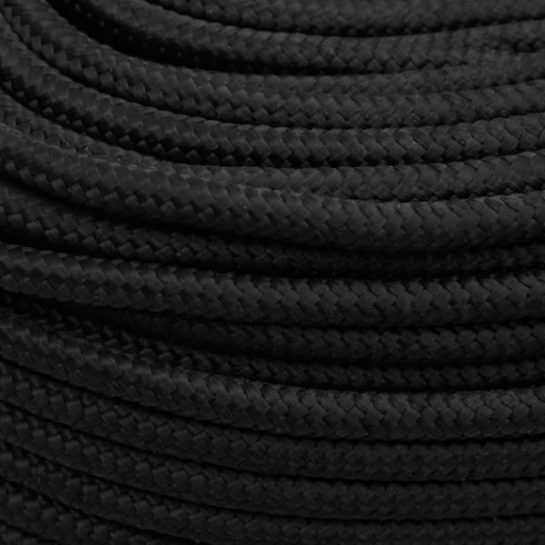 Bootsseil Schwarz 6 mm 50 m Polypropylen