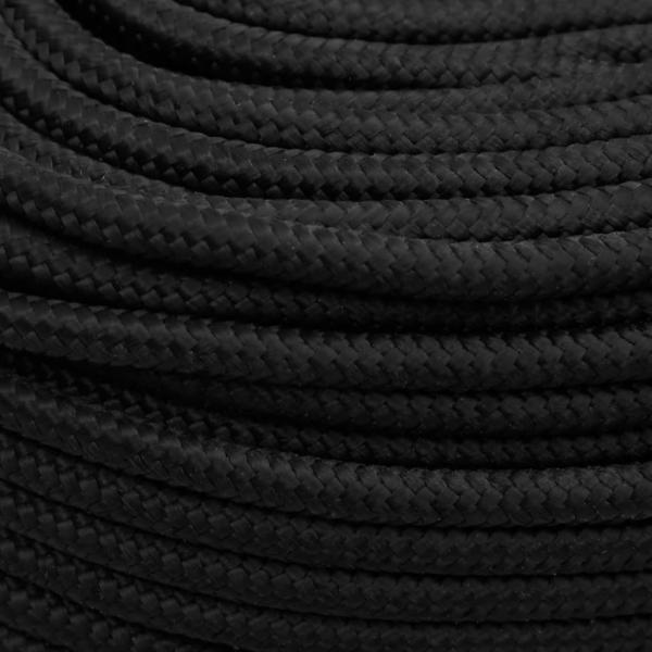 Bootsseil Schwarz 8 mm 50 m Polypropylen