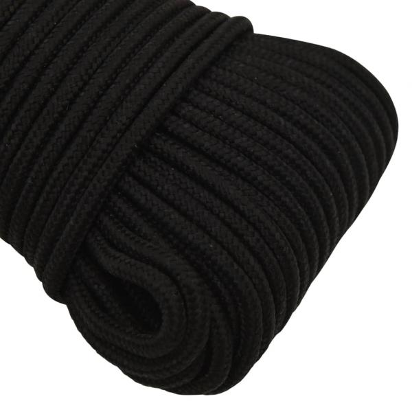 Arbeitsseil Schwarz 4 mm 250 m Polyester