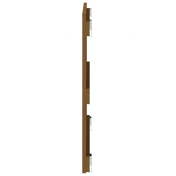 Wand-Kopfteil Honigbraun 82,5x3x60 cm Massivholz Kiefer