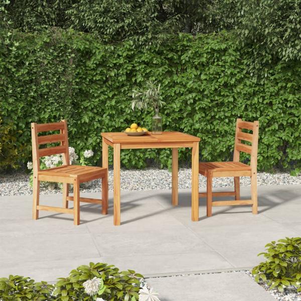 ARDEBO.de - 3-tlg. Garten-Essgruppe Massivholz Teak